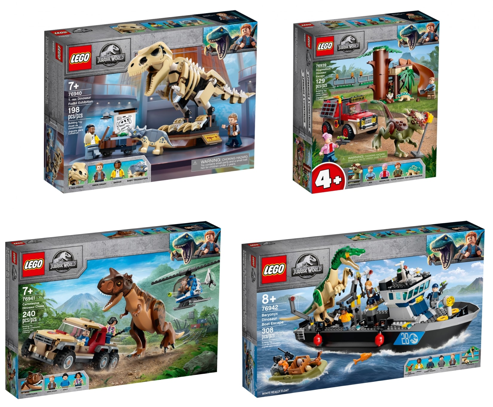 LEGO Jurassic World 4 nouveaux sets dévoilés Planète Briques