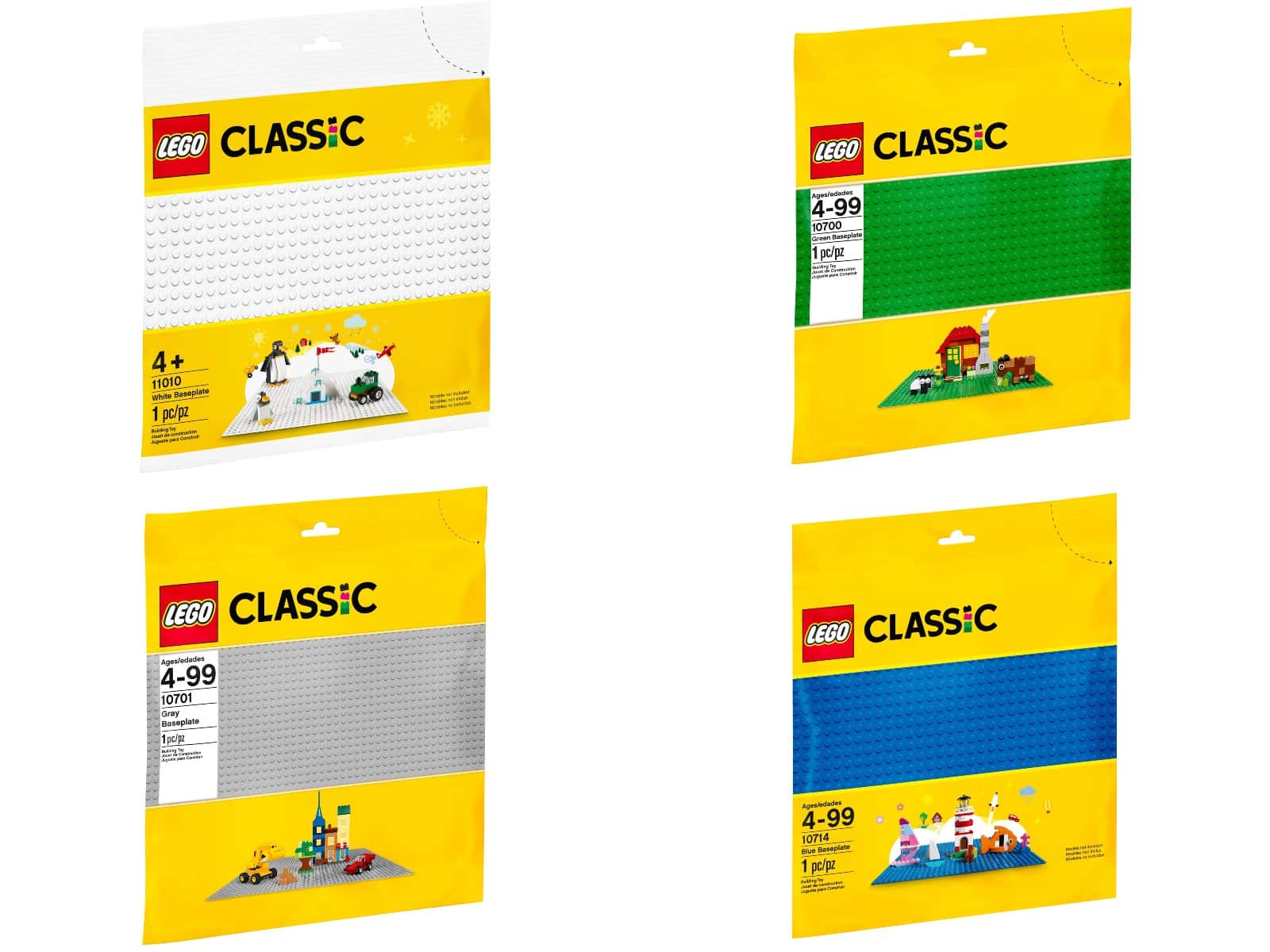 LEGO Classic 11026 Plaque de base blanche