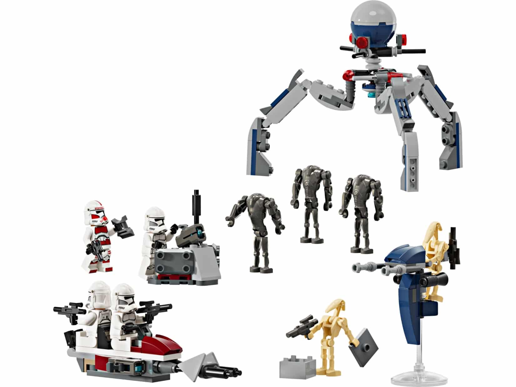 LEGO Pack de combat des Clone Troopers™ et Droïdes de combat 75372